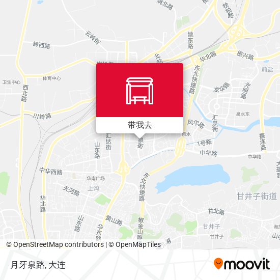 月牙泉路地图