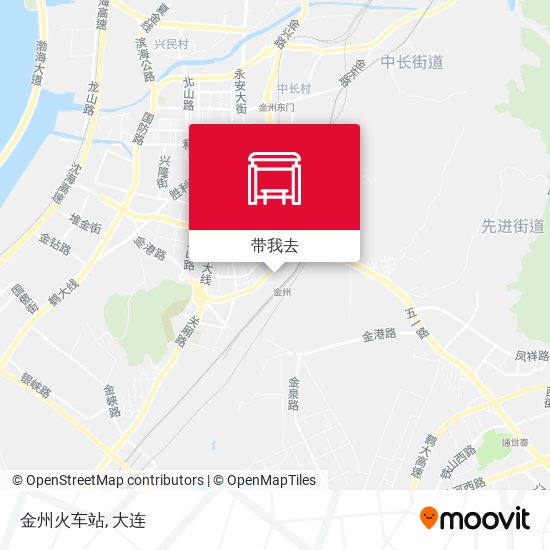 金州火车站地图