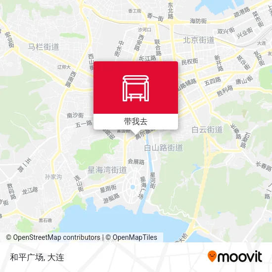 和平广场地图