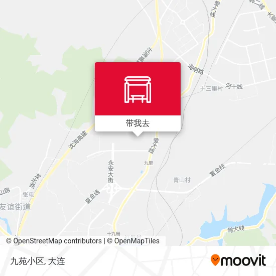 九苑小区地图