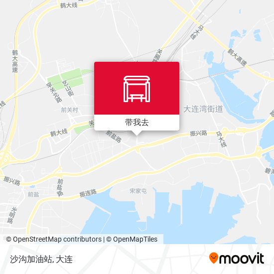 沙沟加油站地图