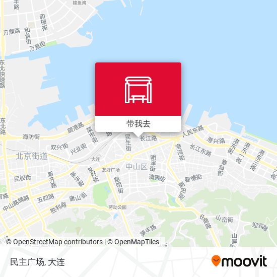 民主广场地图