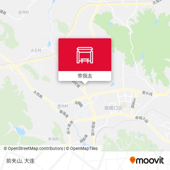 前夹山地图