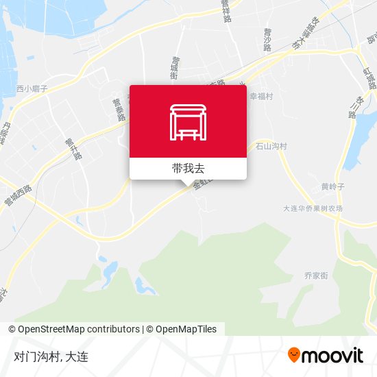 对门沟村地图