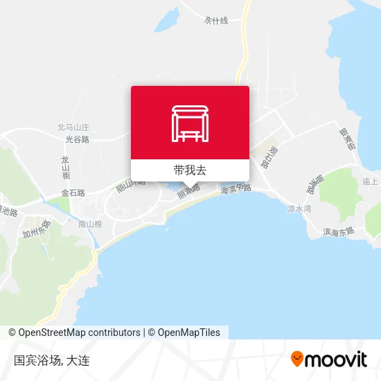国宾浴场地图