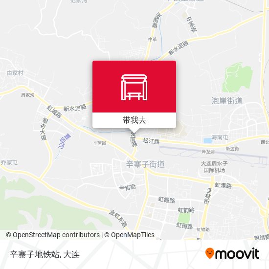 辛寨子地铁站地图