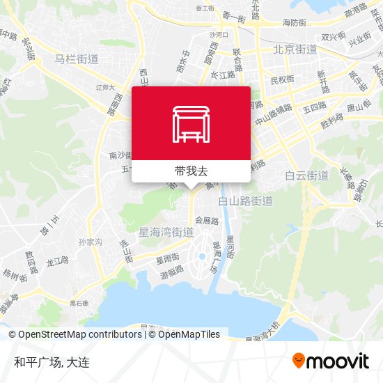 和平广场地图