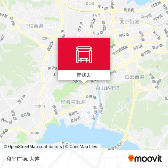 和平广场地图