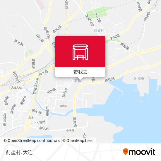 前盐村地图
