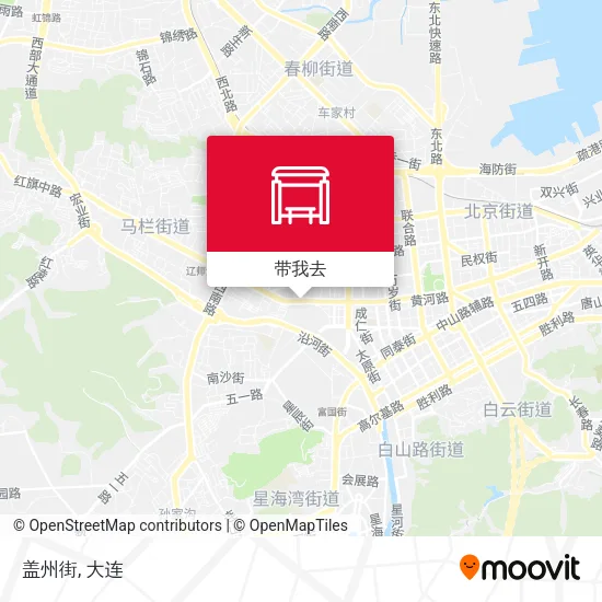 盖州街地图