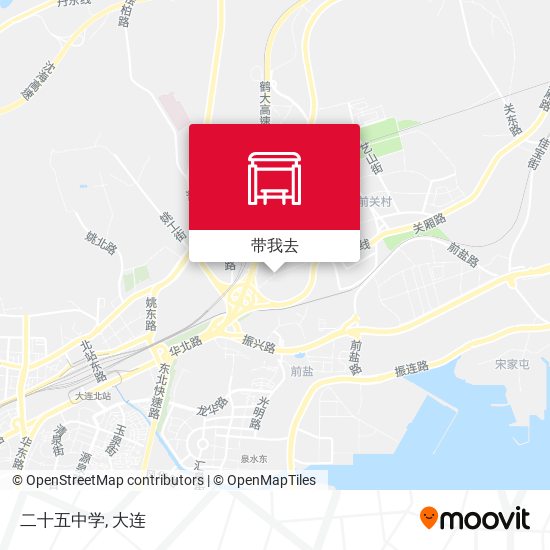 二十五中学地图