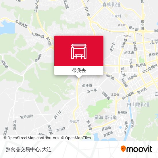熟食品交易中心地图