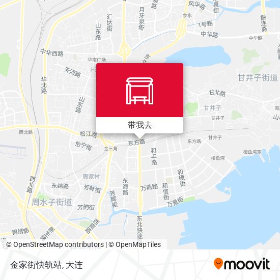 金家街快轨站地图