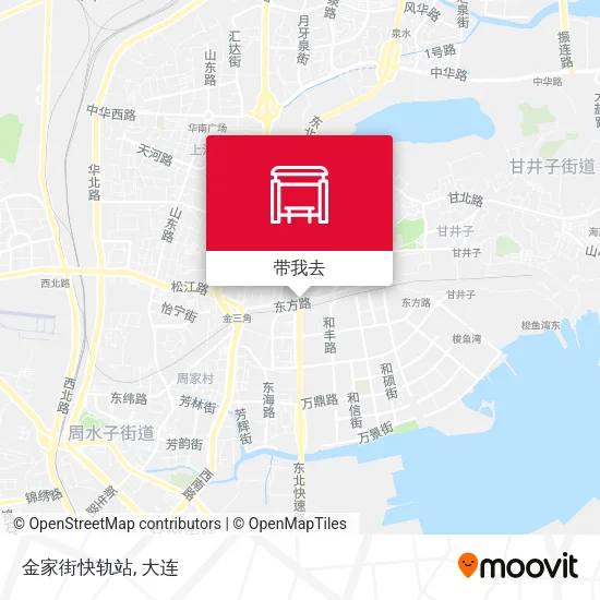 金家街快轨站地图