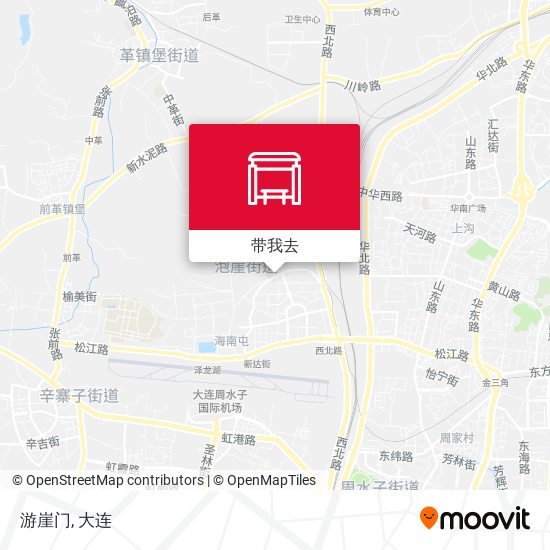 游崖门地图