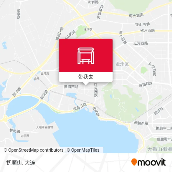 抚顺街地图