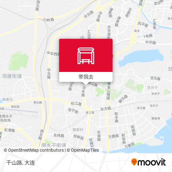 千山路地图
