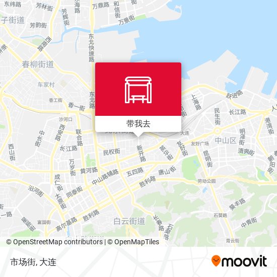 市场街地图