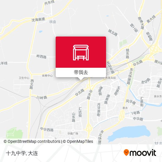 十九中学地图