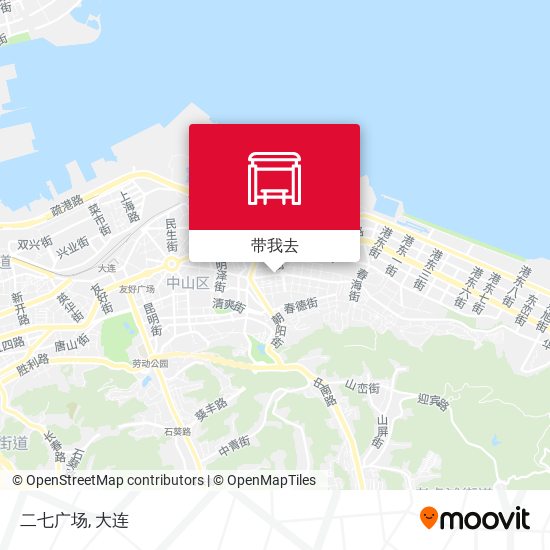二七广场地图