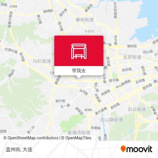 盖州街地图