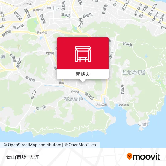 景山市场地图
