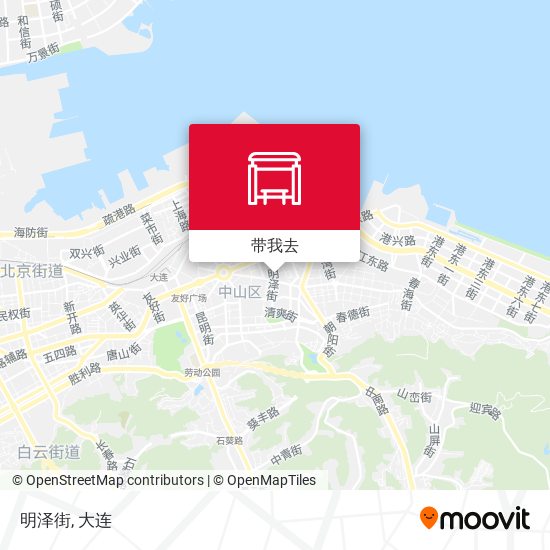 明泽街地图