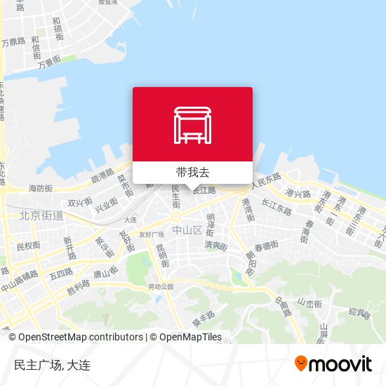 民主广场地图
