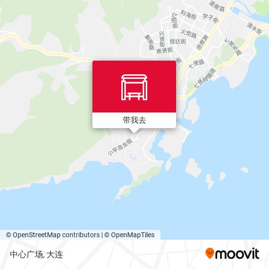 中心广场地图