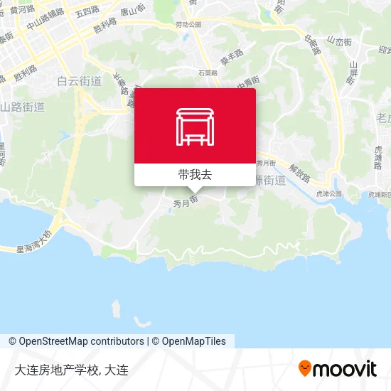 大连房地产学校地图