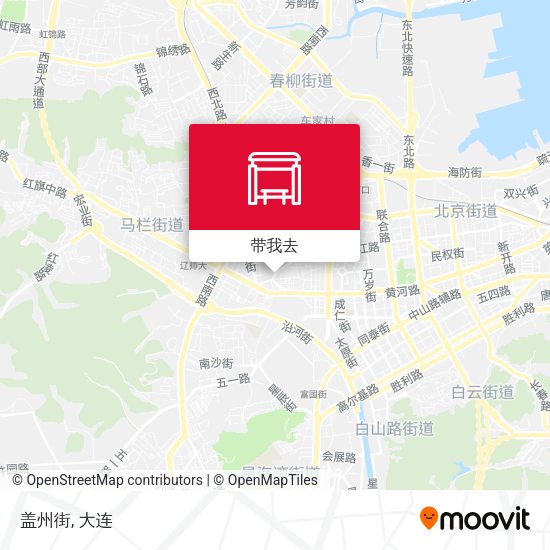 盖州街地图