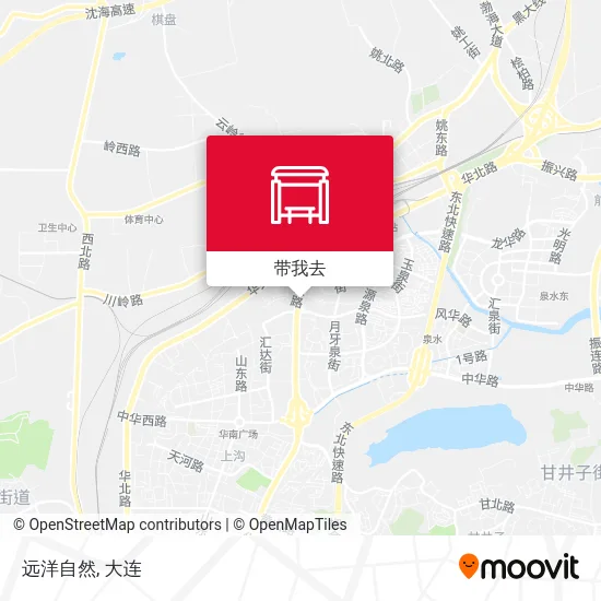 远洋自然地图