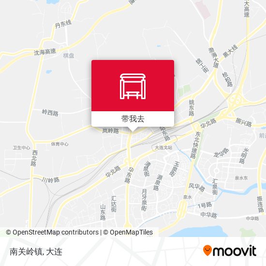 南关岭镇地图