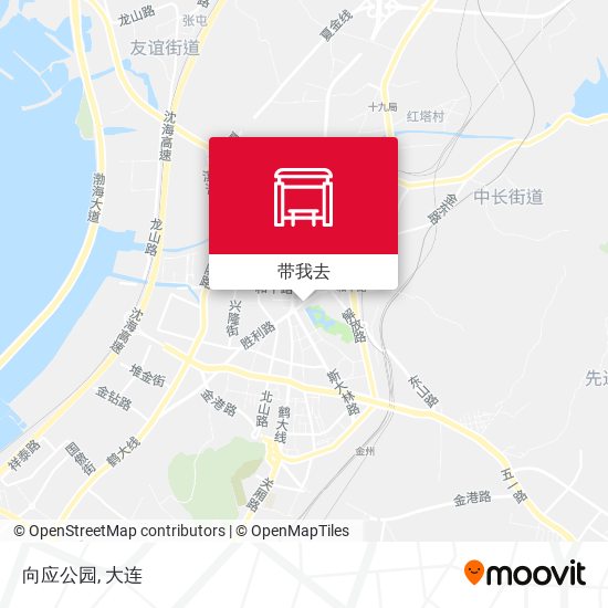 向应公园地图