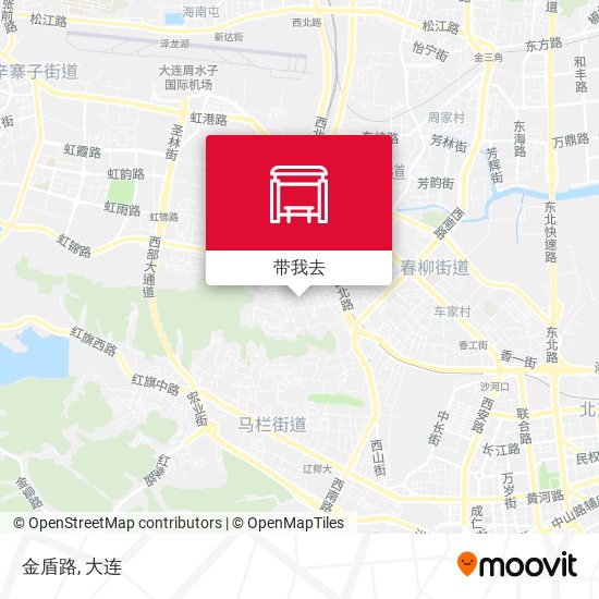 金盾路地图