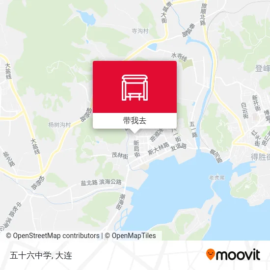五十六中学地图