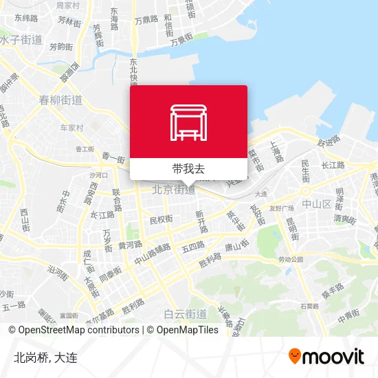 北岗桥地图