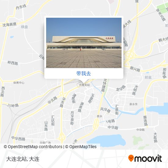 大连北站地图