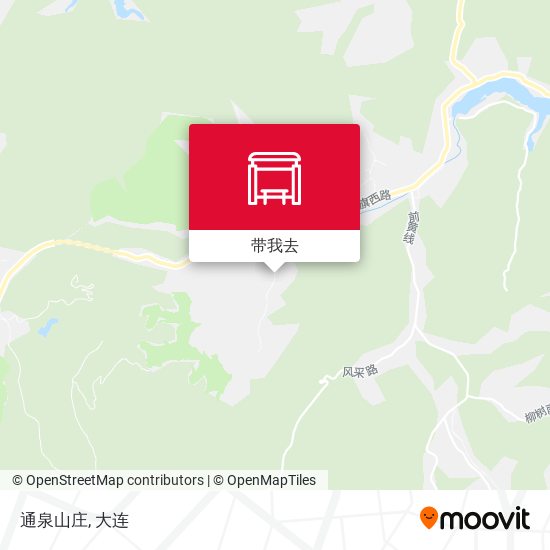 通泉山庄地图