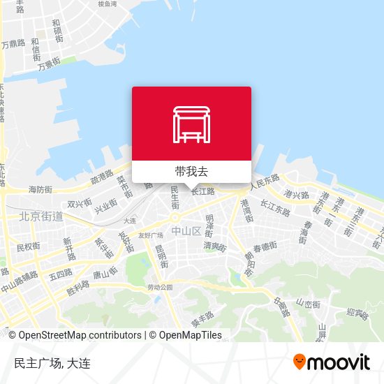 民主广场地图