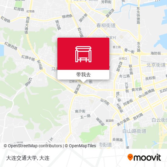 大连交通大学地图