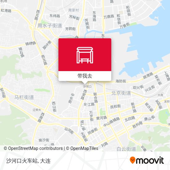 沙河口火车站地图