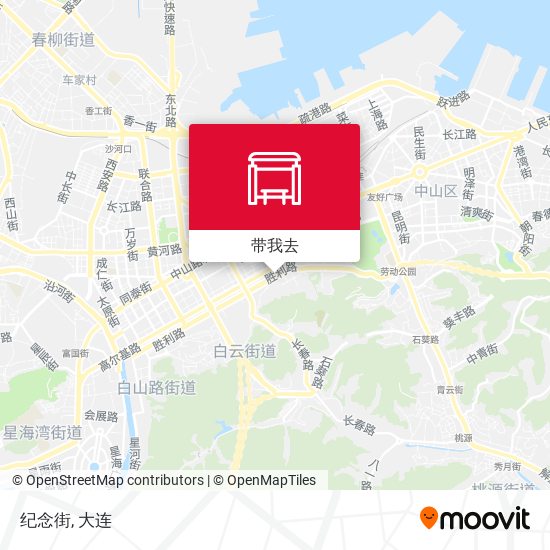 纪念街地图