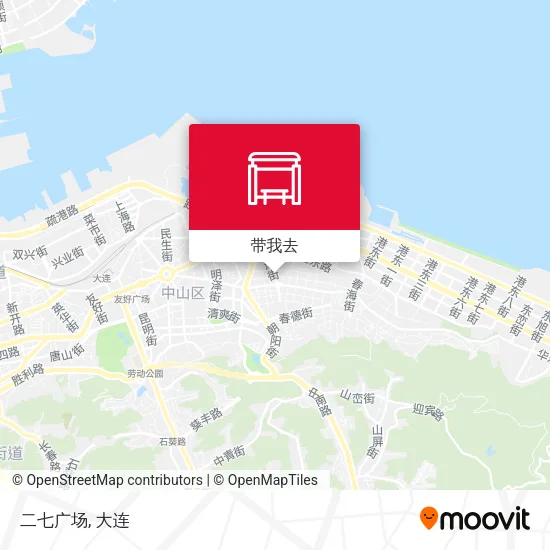二七广场地图