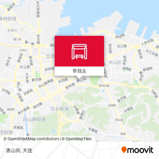 唐山街地图