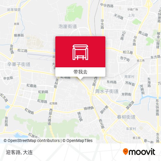 迎客路地图