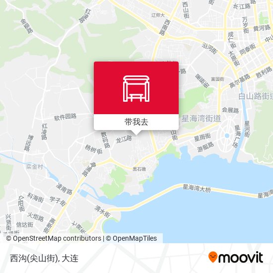 西沟(尖山街)地图