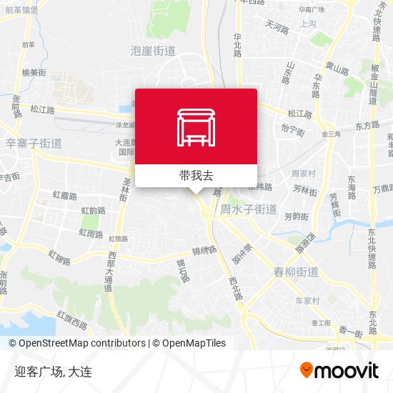 迎客广场地图