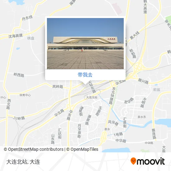 大连北站地图