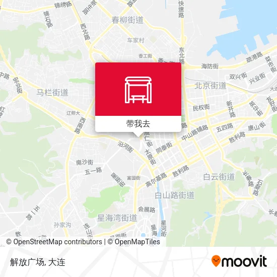 解放广场地图